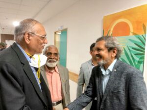 Meeting the Health Minister of Karnataka
