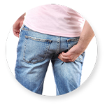 Causing pain by piles